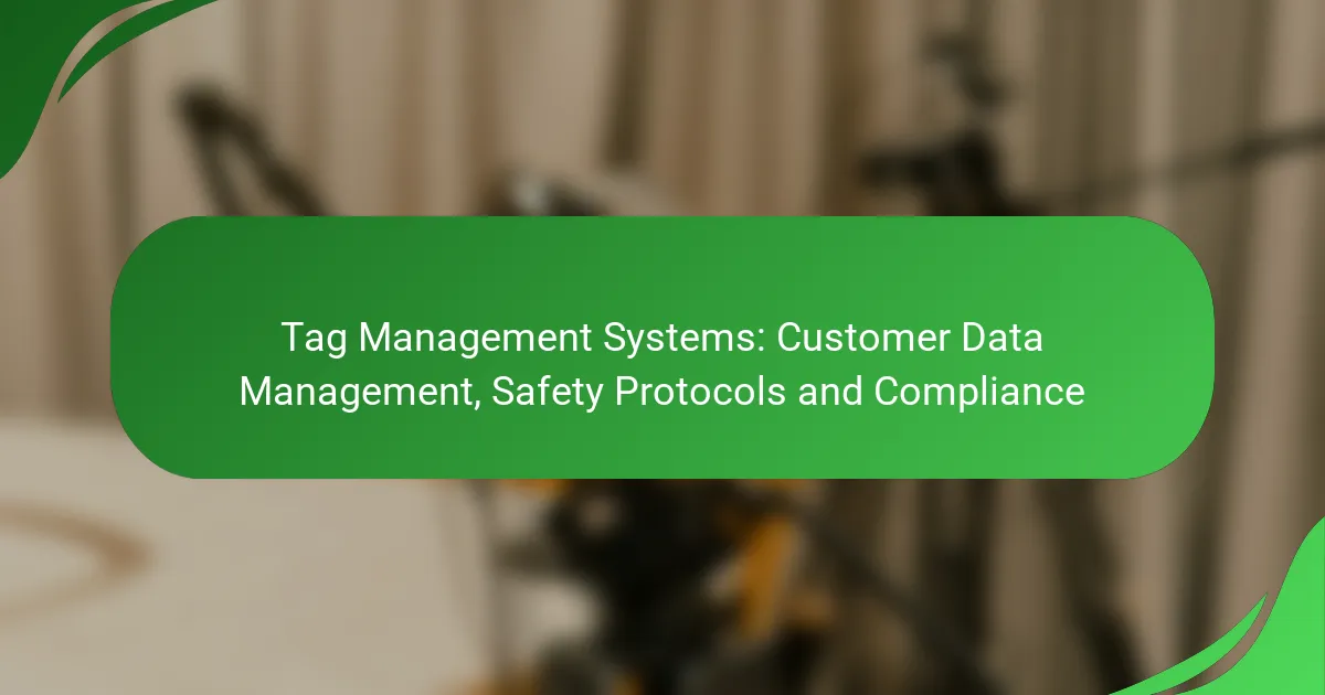 Tag Management Systems: Customer Data Management, Safety Protocols and Compliance
