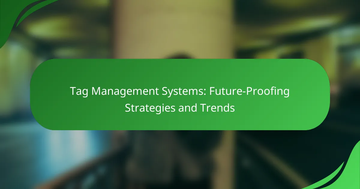Tag Management Systems: Future-Proofing Strategies and Trends