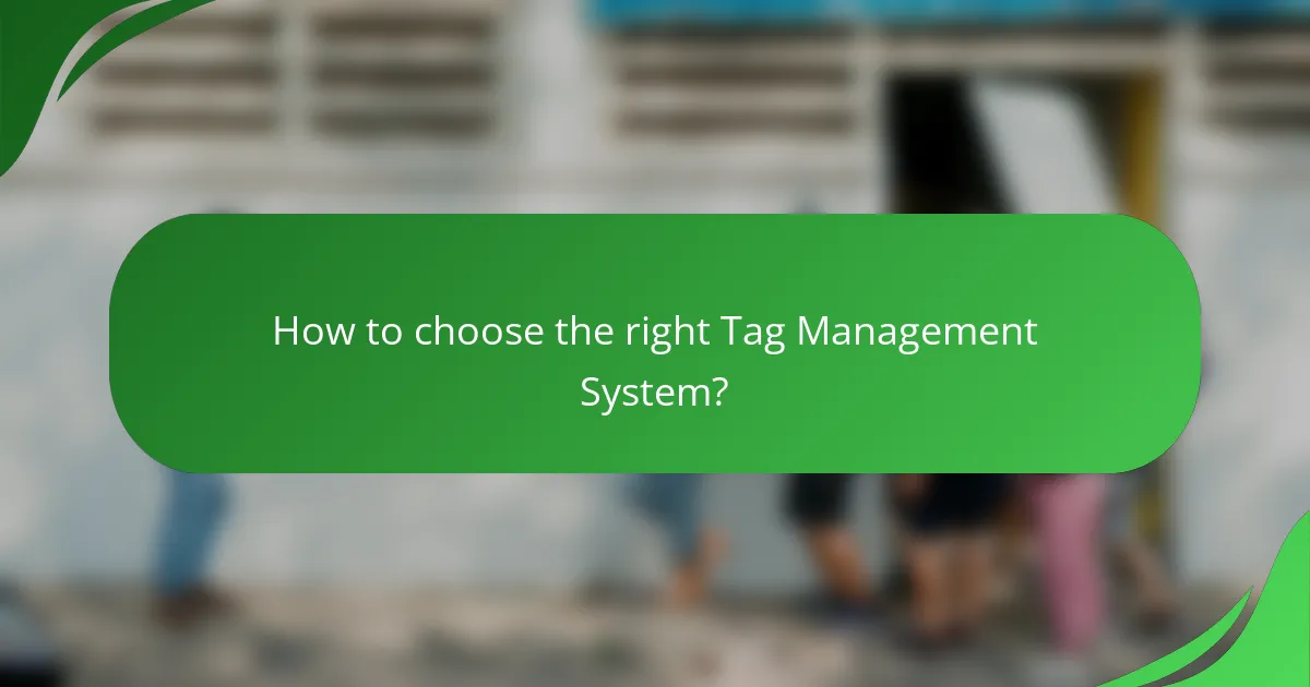 How to choose the right Tag Management System?